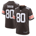 Men's Cleveland Browns Jamari Thrash Brown Team Game Jersey