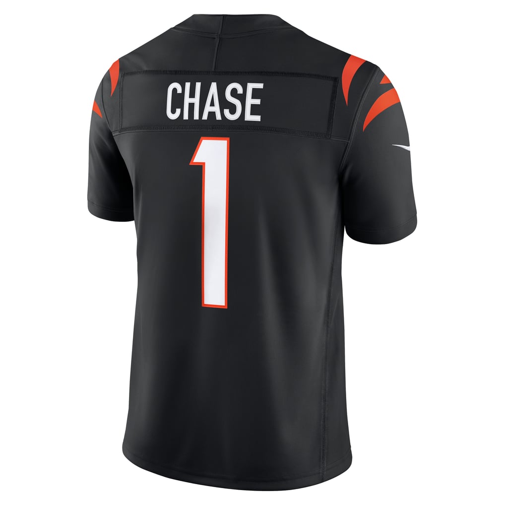 Men's Cincinnati Bengals Ja'Marr Chase Black Team Vapor F.U.S.E. Stitched Limited Jersey