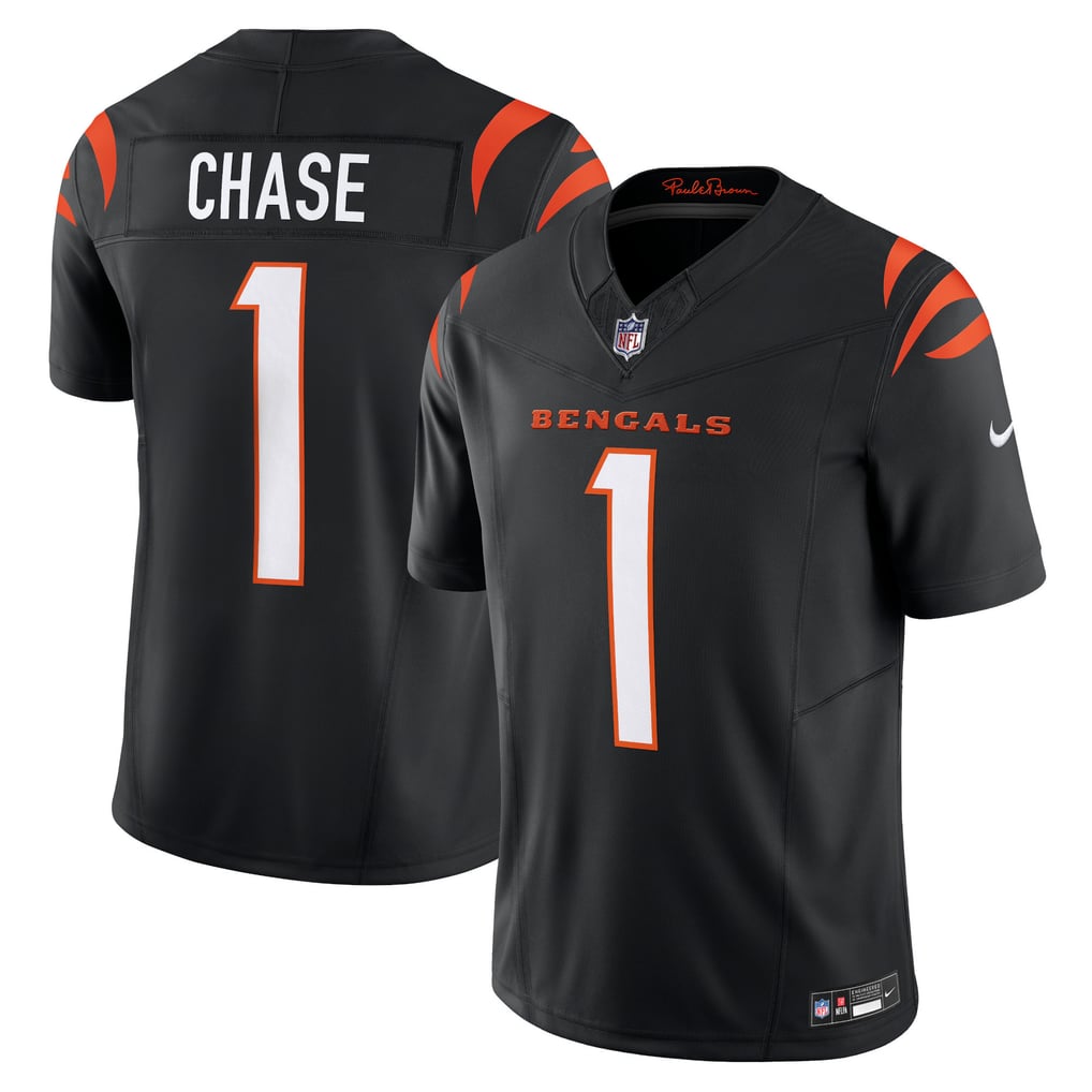 Men's Cincinnati Bengals Ja'Marr Chase Black Vapor F.U.S.E. Limited Jersey