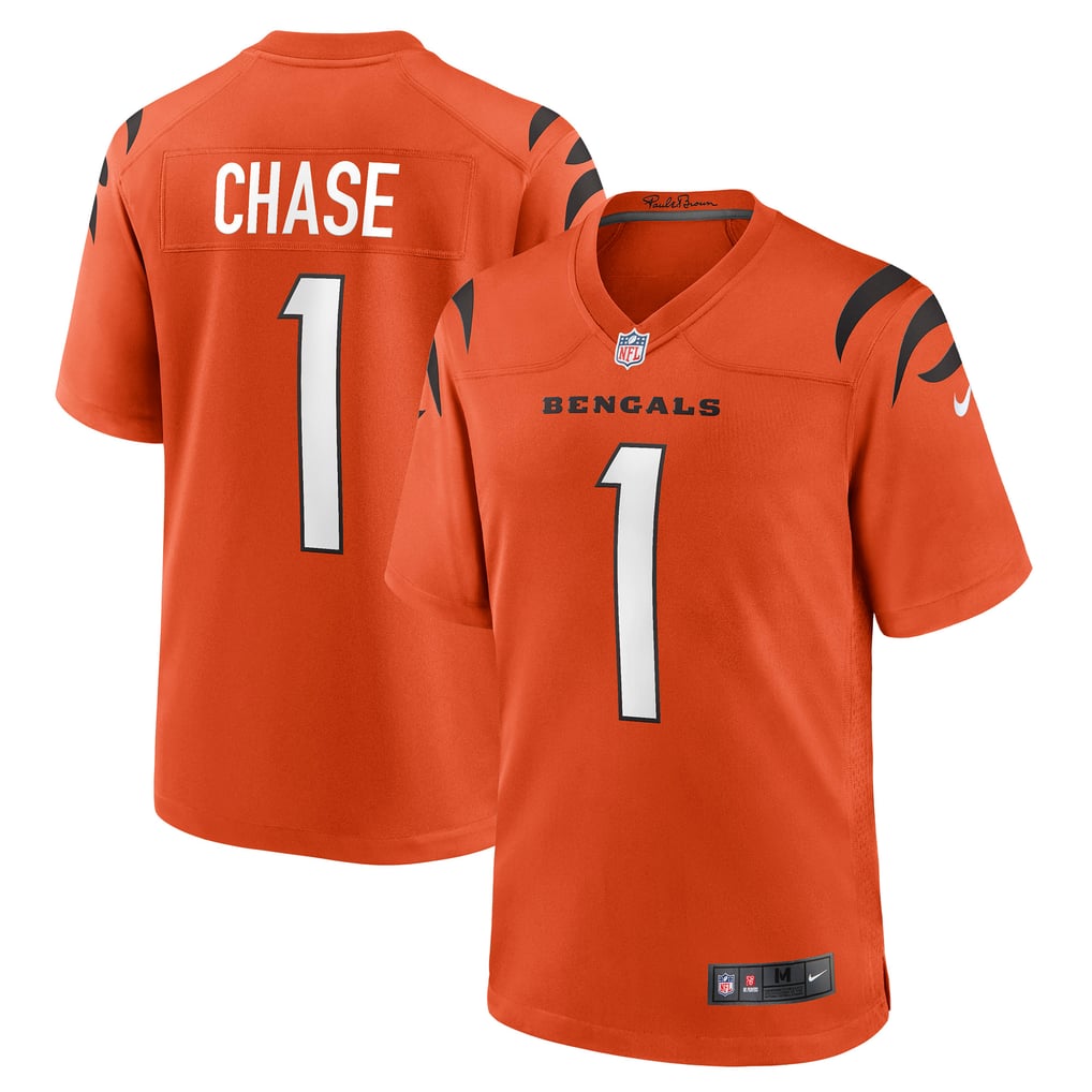 Men's Cincinnati Bengals Ja'Marr Chase Orange Alternate Game Jersey
