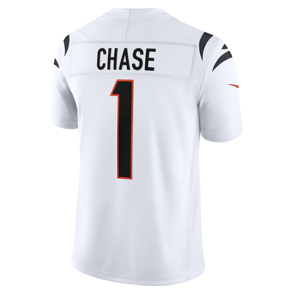 Men's Cincinnati Bengals Ja'Marr Chase White Vapor F.U.S.E. Stitched Limited Jersey