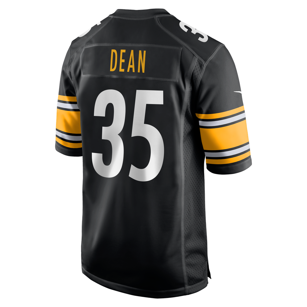 Men's Pittsburgh Steelers Jamel Dean Black Team Game Jersey