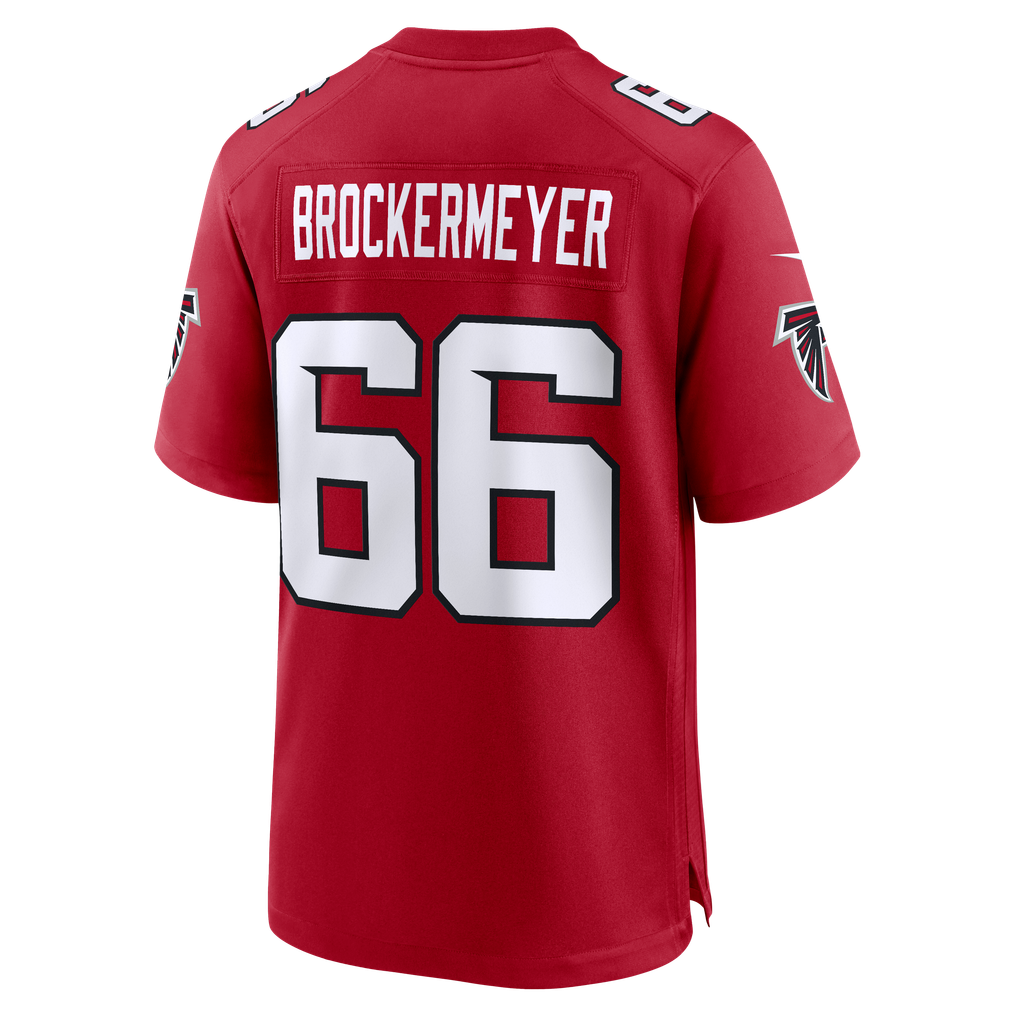 Men's Atlanta Falcons James Brockermeyer Red Team Game Jersey