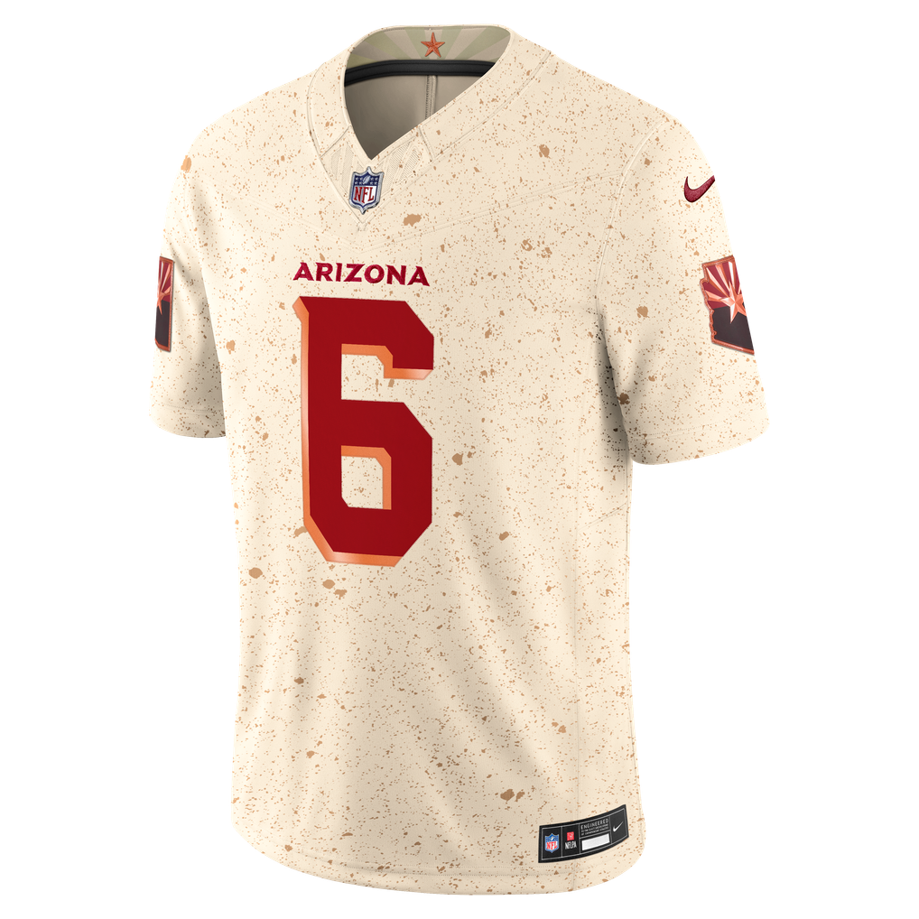 Men's Arizona Cardinals James Conner Natural Rivalries Collection Stitched Limited Jersey