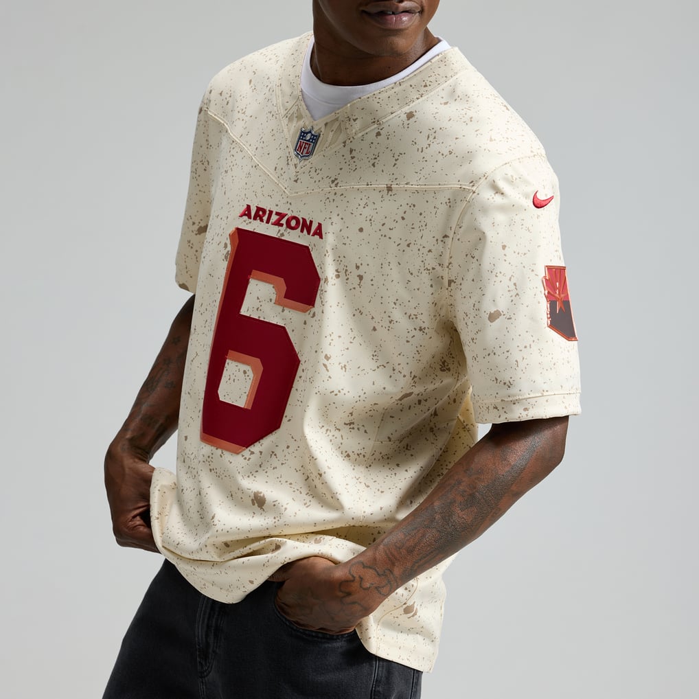 Men's Arizona Cardinals James Conner Natural Rivalries Collection Stitched Limited Jersey
