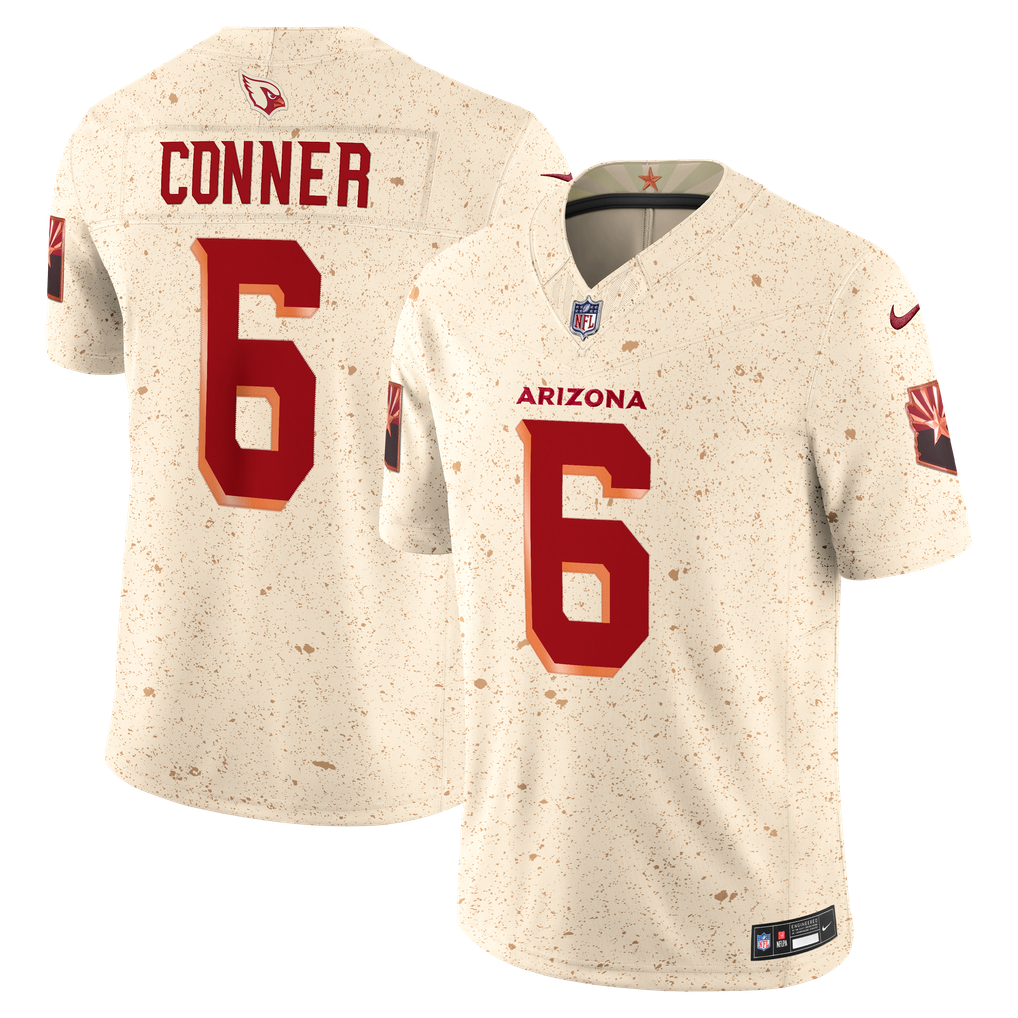 Men's Arizona Cardinals James Conner Natural Rivalries Collection Stitched Limited Jersey