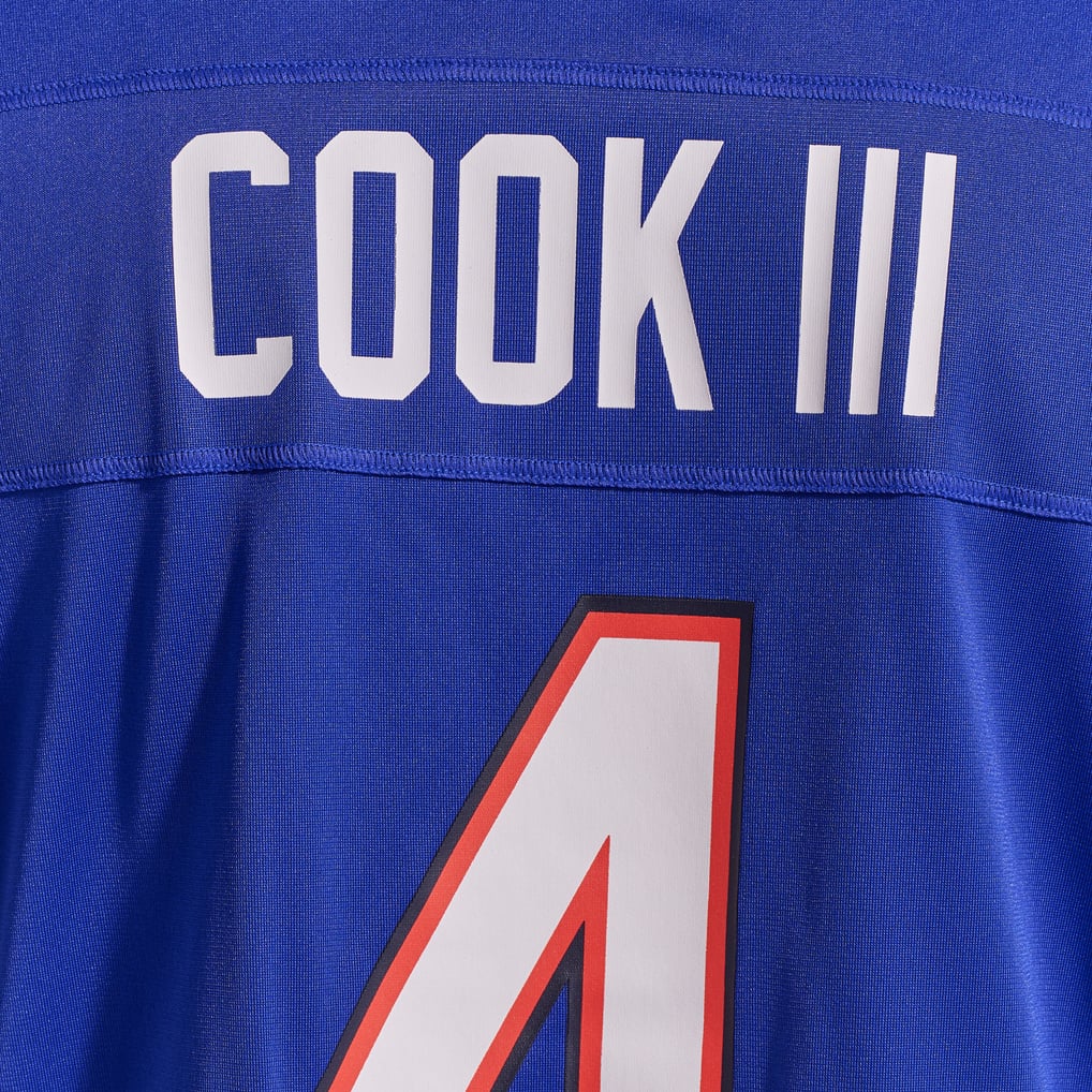 Men's Buffalo Bills James Cook III Royal Team Game Jersey