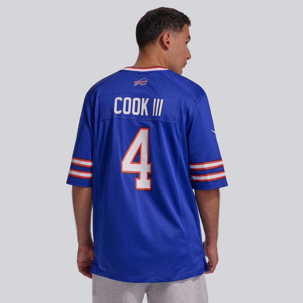 Men's Buffalo Bills James Cook III Royal Team Game Jersey