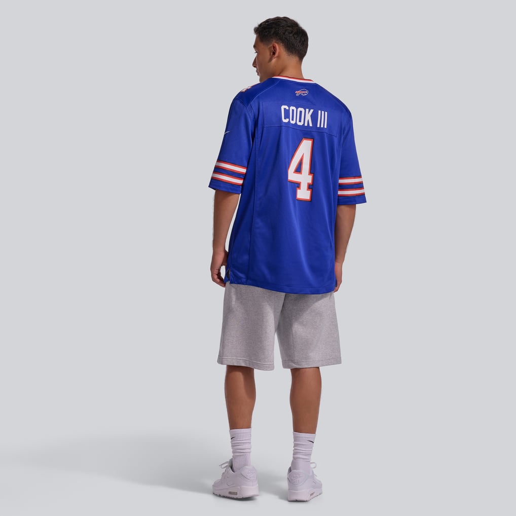 Men's Buffalo Bills James Cook III Royal Team Game Jersey