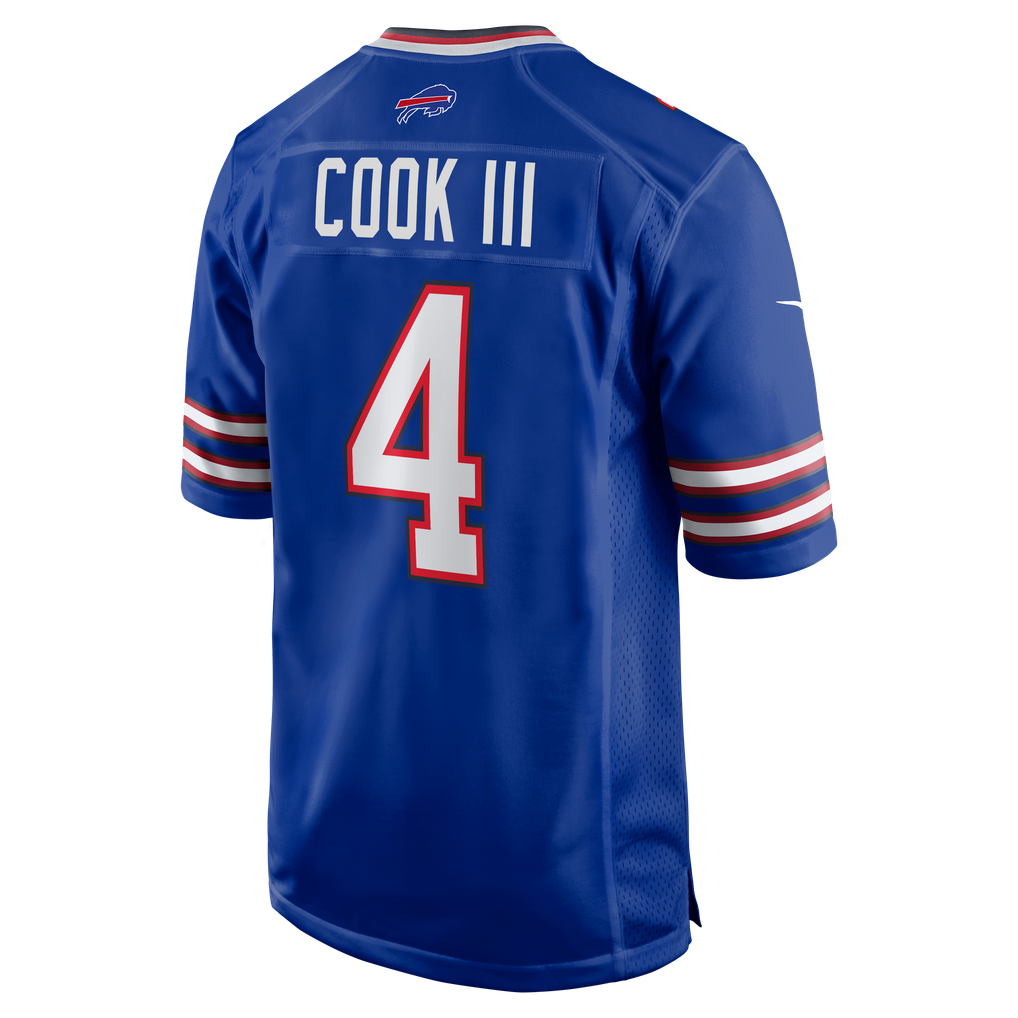 Men's Buffalo Bills James Cook III Royal Team Game Jersey