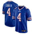 Men's Buffalo Bills James Cook III Royal Team Game Jersey