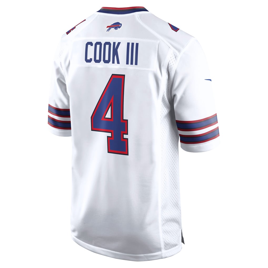 Men's Buffalo Bills James Cook III White Game Jersey