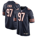Men's Chicago Bears James Lynch Navy Team Game Jersey