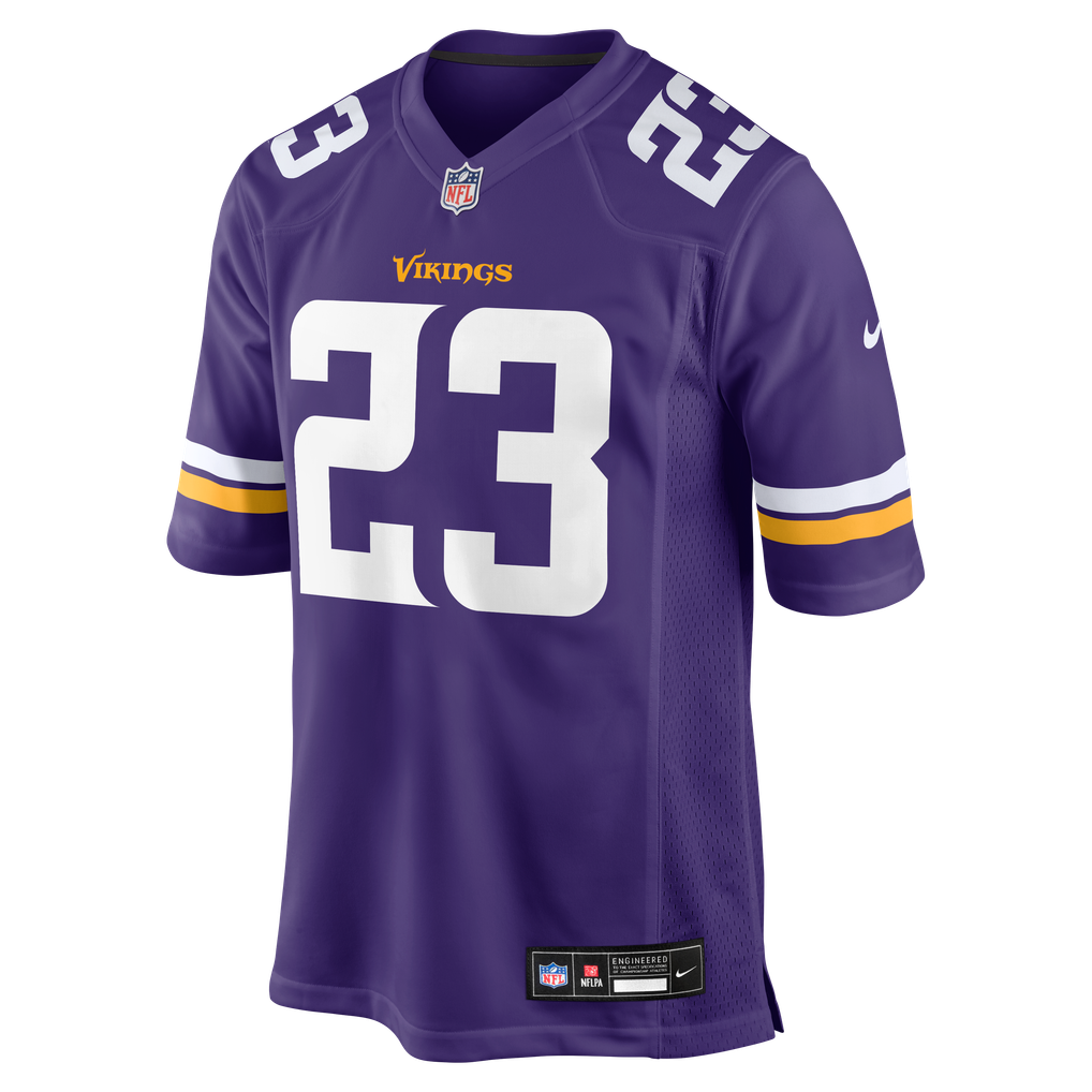Men's Minnesota Vikings James Pierre Purple Team Game Jersey