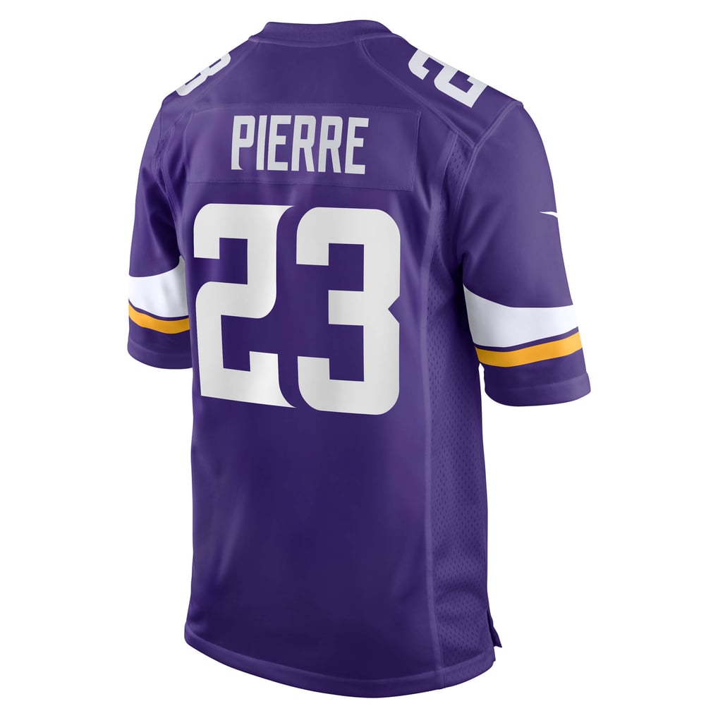 Men's Minnesota Vikings James Pierre Purple Team Game Jersey