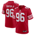 Men's San Francisco 49ers James Thompson Jr Scarlet Team Game Jersey