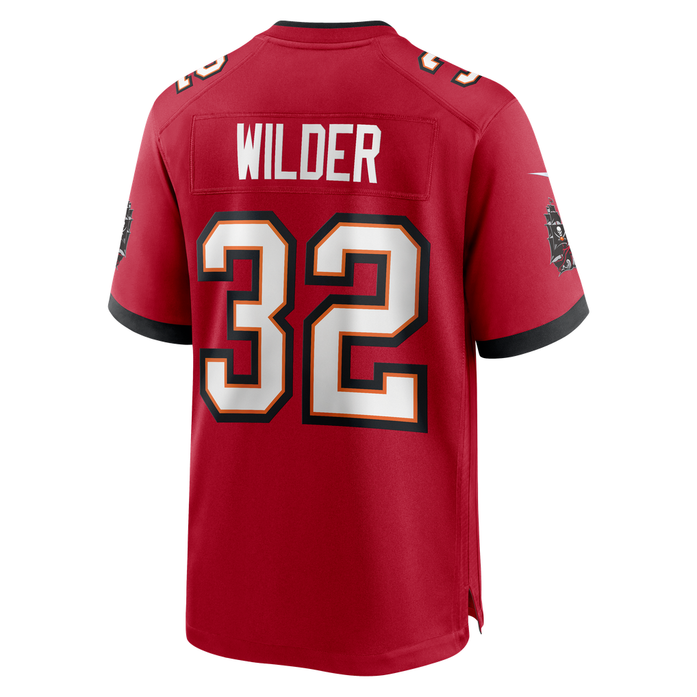 Men's Tampa Bay Buccaneers James Wilder Red Game Retired Player Jersey