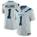 Men's Detroit Lions Jameson Williams Silver 2026 Rivalries Collection Stitched Limited Jersey