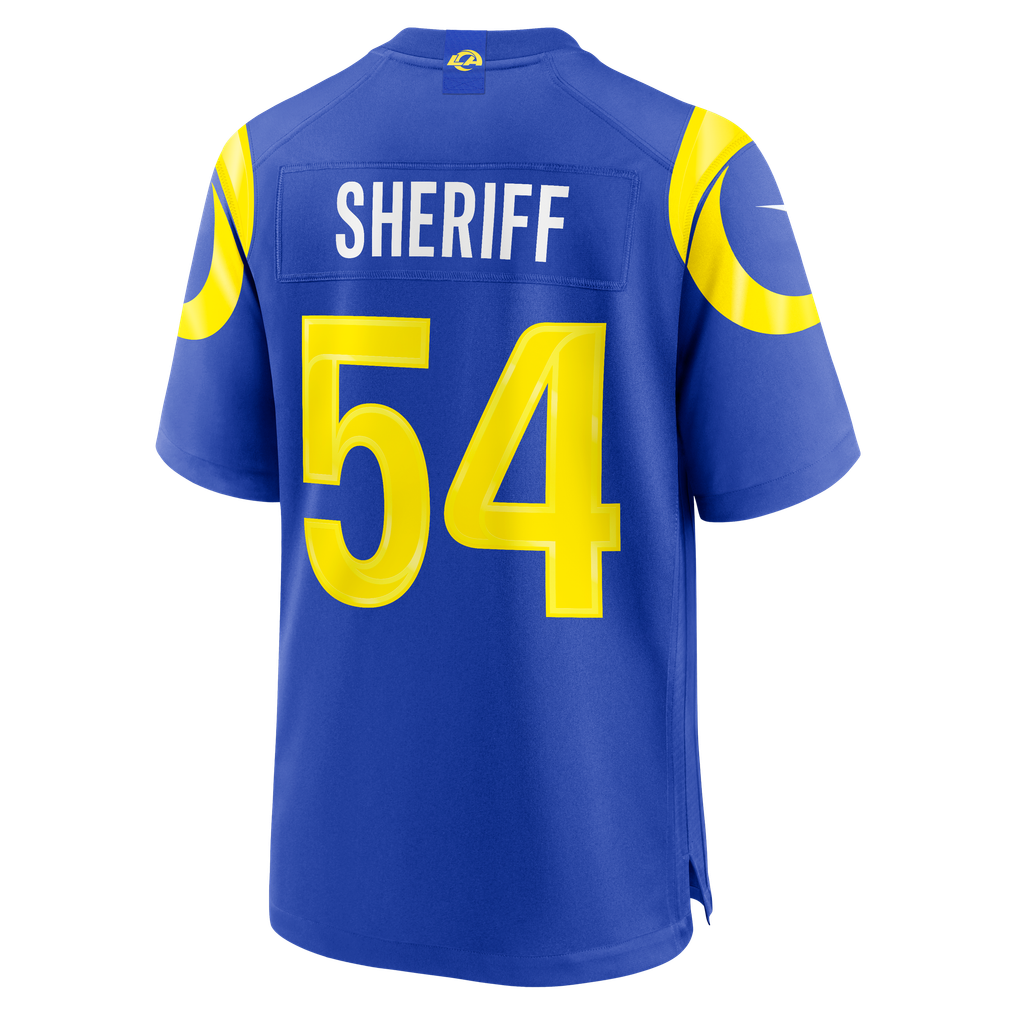 Men's Los Angeles Rams Jamie Sheriff Royal Team Game Jersey
