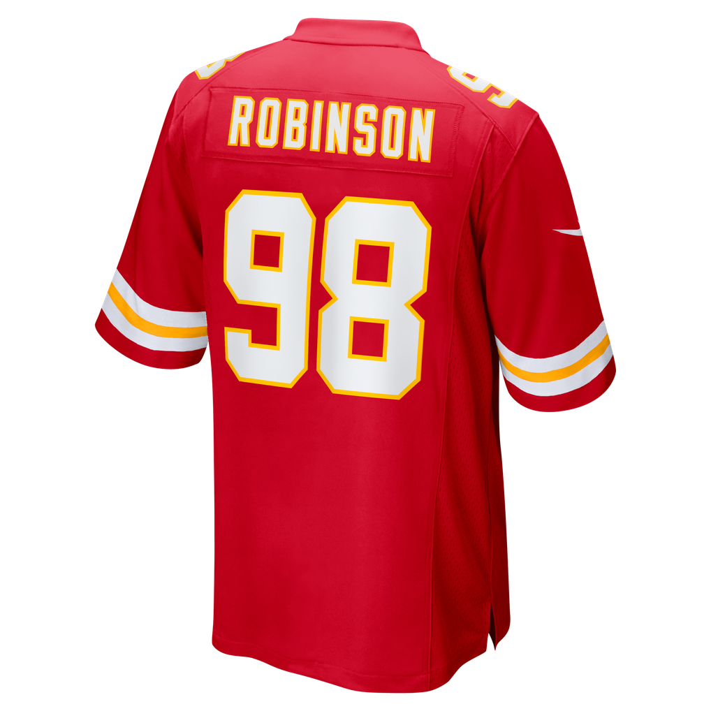Men's Kansas City Chiefs Janarius Robinson Red Team Game Jersey