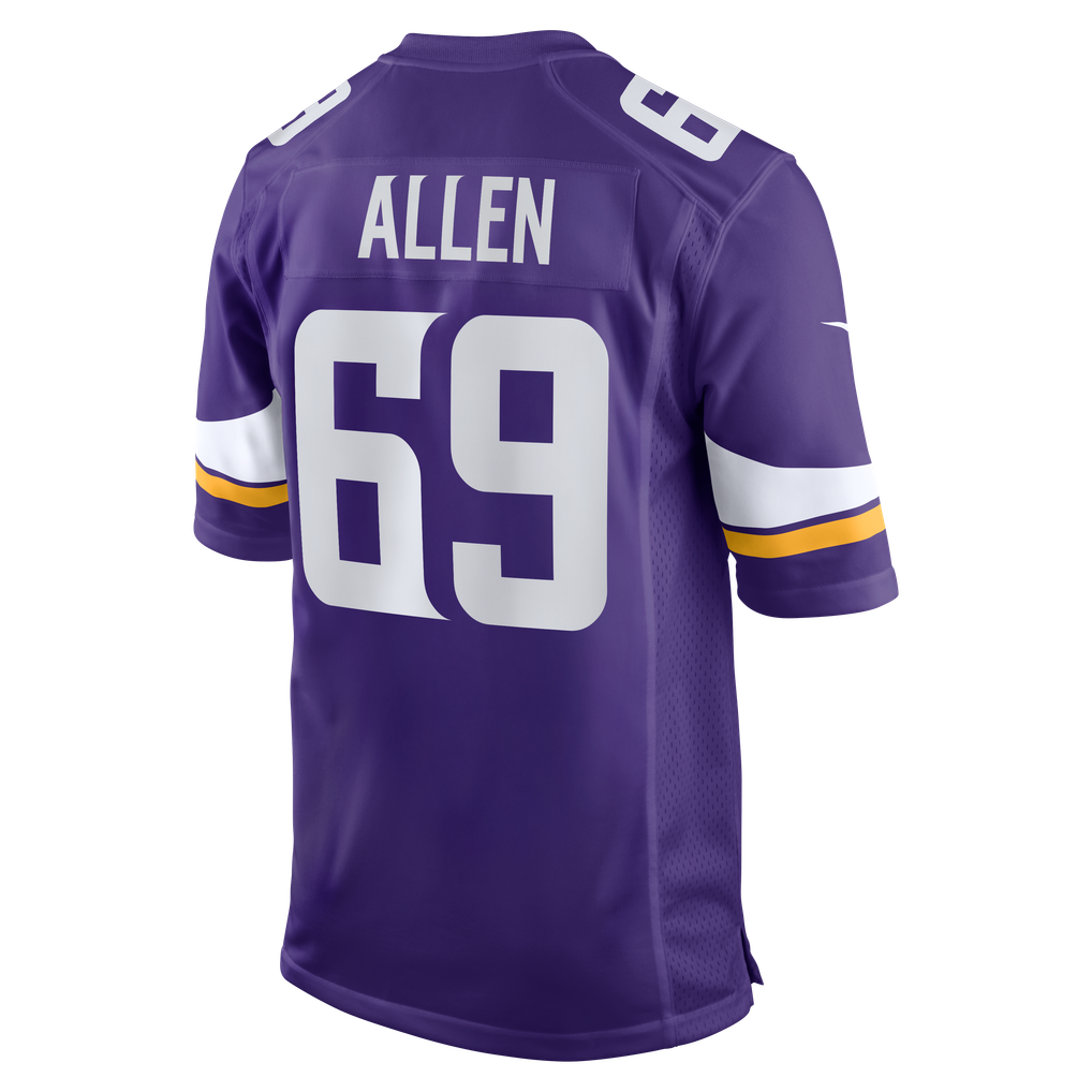 Men's Minnesota Vikings Jared Allen Purple Retired Player Game Jersey