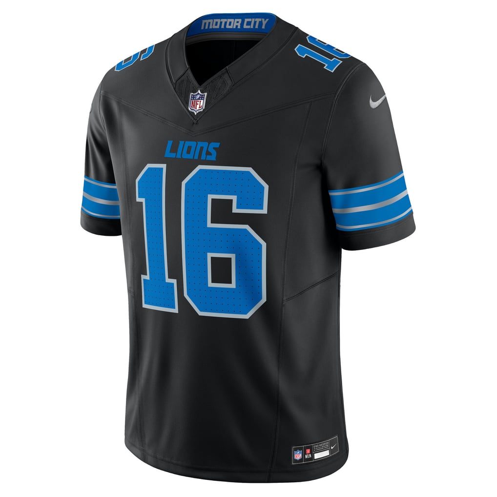 Men's Detroit Lions Jared Goff Black Vapor F.U.S.E. Limited Jersey