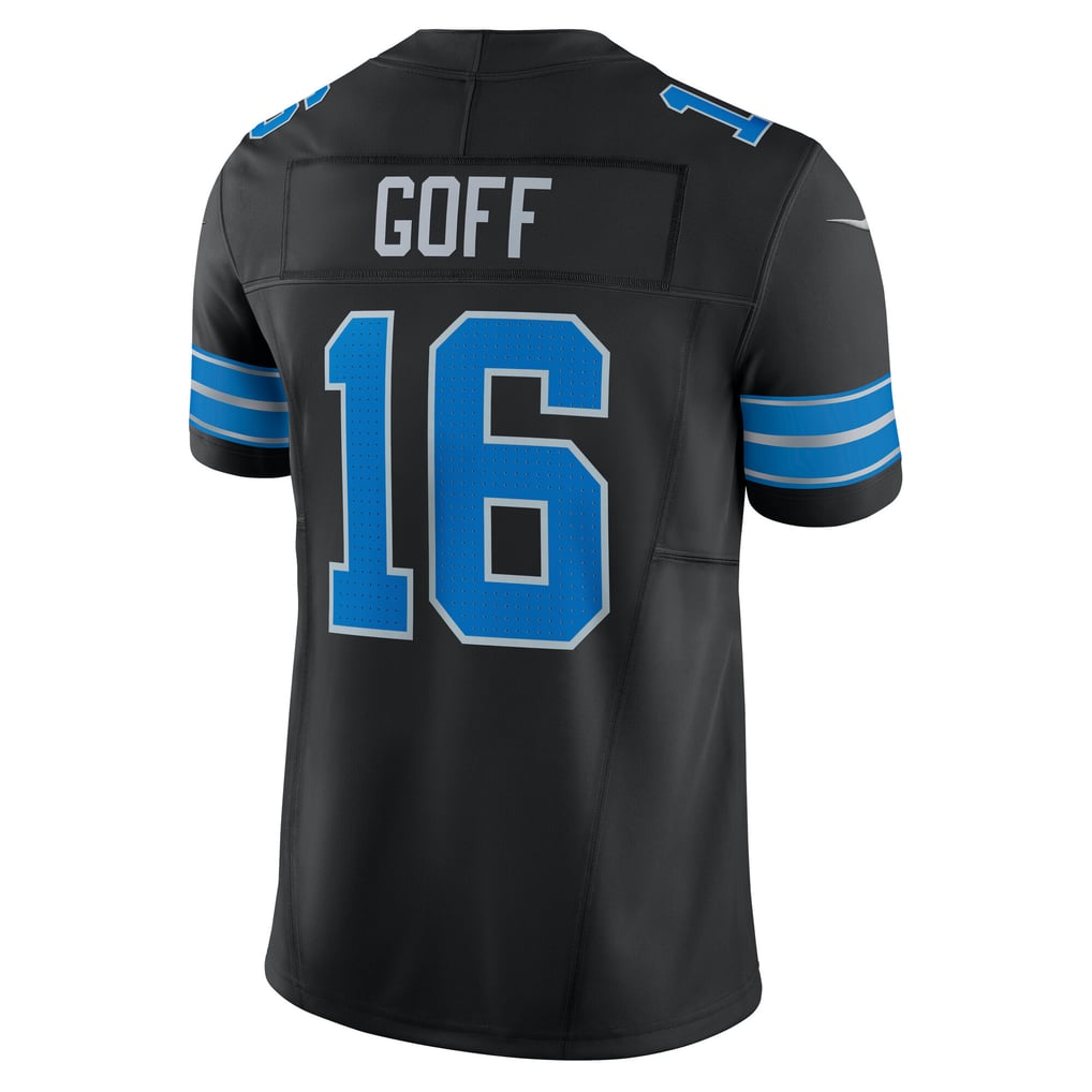 Men's Detroit Lions Jared Goff Black Vapor F.U.S.E. Limited Jersey