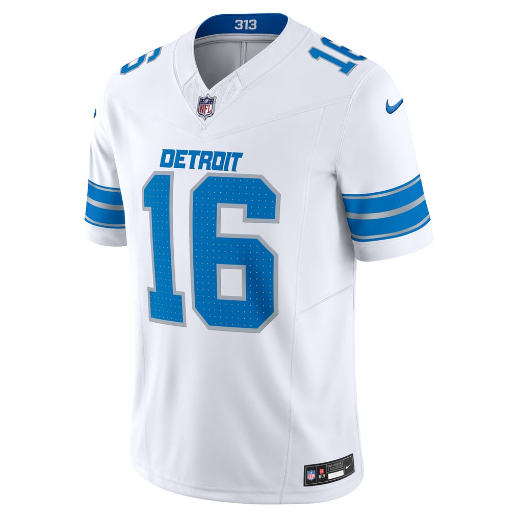 Men's Detroit Lions Jared Goff White Vapor F.U.S.E. Limited Jersey