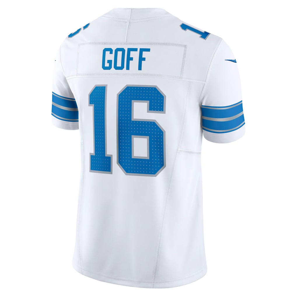 Men's Detroit Lions Jared Goff White Vapor F.U.S.E. Limited Jersey