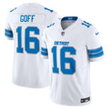Men's Detroit Lions Jared Goff White Vapor F.U.S.E. Limited Jersey