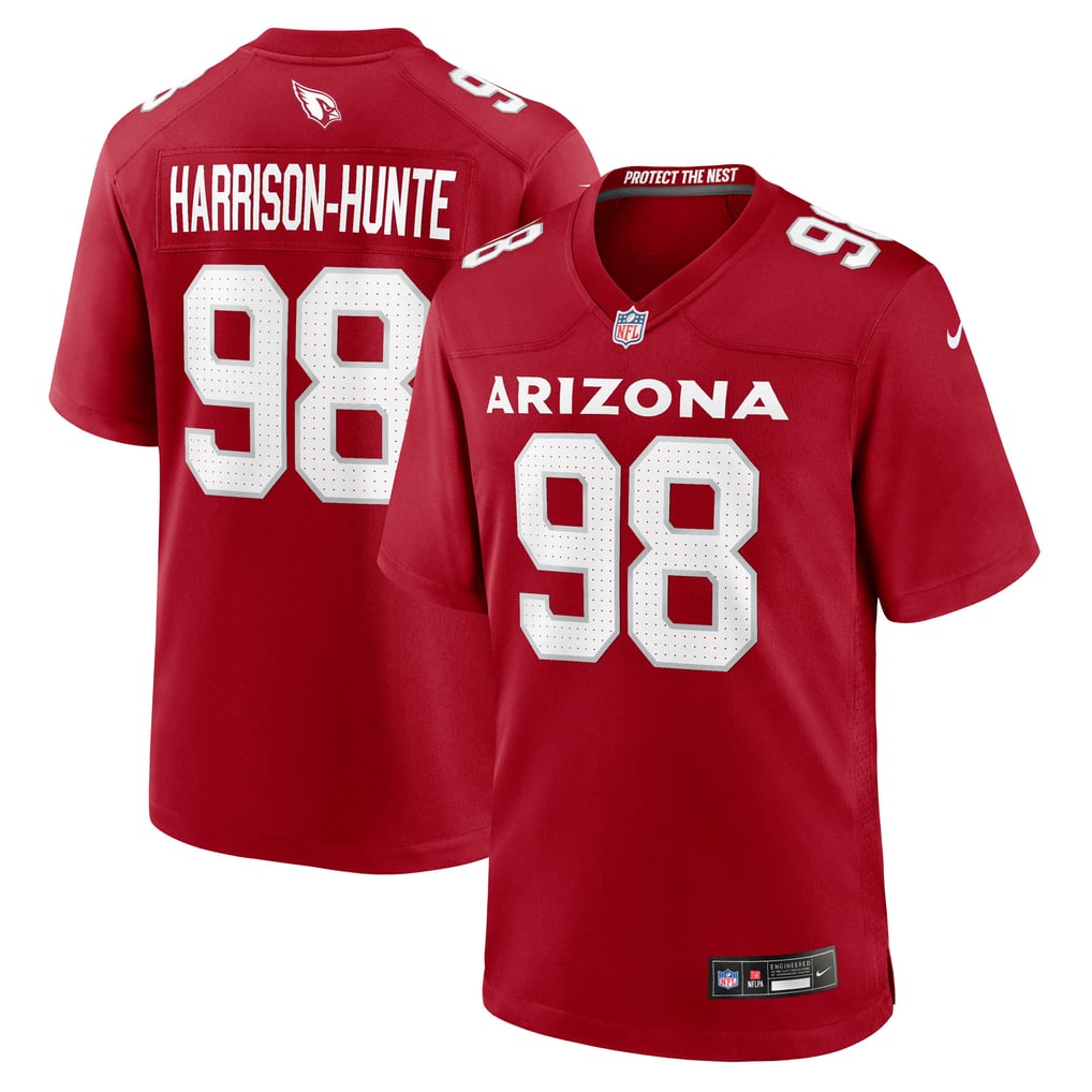 Men's Arizona Cardinals Jared Harrison-Hunte Cardinal Team Game Jersey