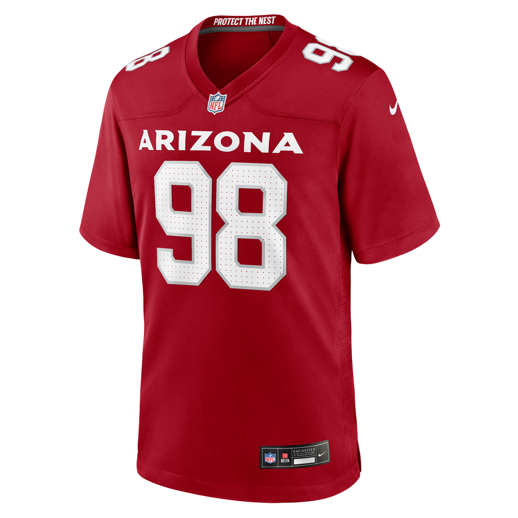 Men's Arizona Cardinals Jared Harrison-Hunte Cardinal Team Game Jersey