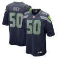 Men's Seattle Seahawks Jared Ivey College Navy Team Game Jersey