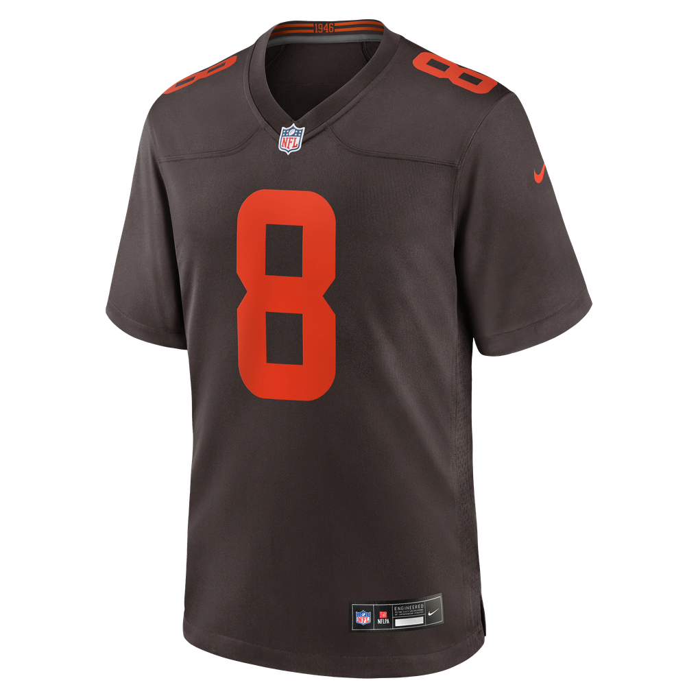 Men's Cleveland Browns Jared Verse Brown Men's Game Jersey