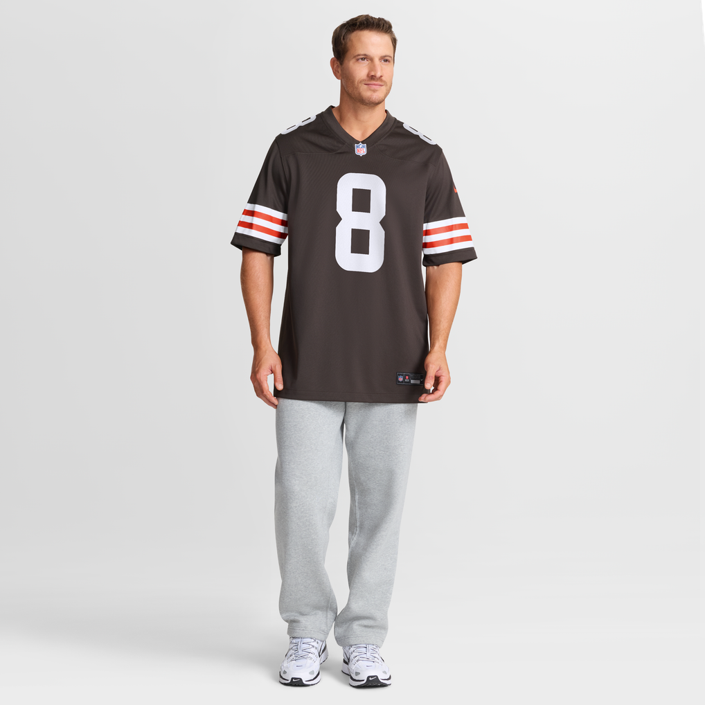 Men's Cleveland Browns Jared Verse Brown Men's Game Jersey