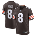 Men's Cleveland Browns Jared Verse Brown Men's Game Jersey