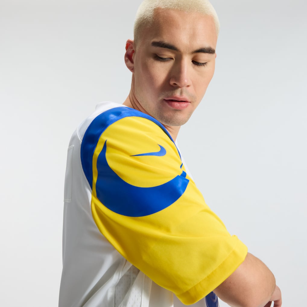 Men's Los Angeles Rams Jared Verse White Game Player Jersey
