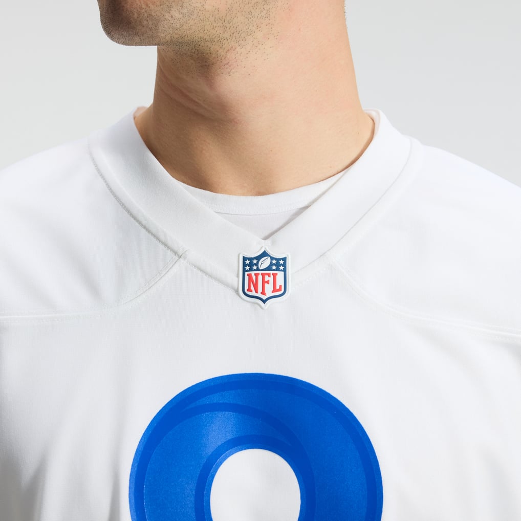 Men's Los Angeles Rams Jared Verse White Game Player Jersey
