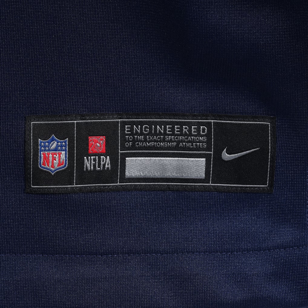 Men's New England Patriots Jared Wilson Navy Team Game Jersey
