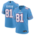Men's Tennessee Titans Jaren Kanak Light Blue Team Game Jersey