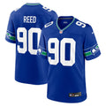 Men's Seattle Seahawks Jarran Reed Royal Alternate Game Jersey