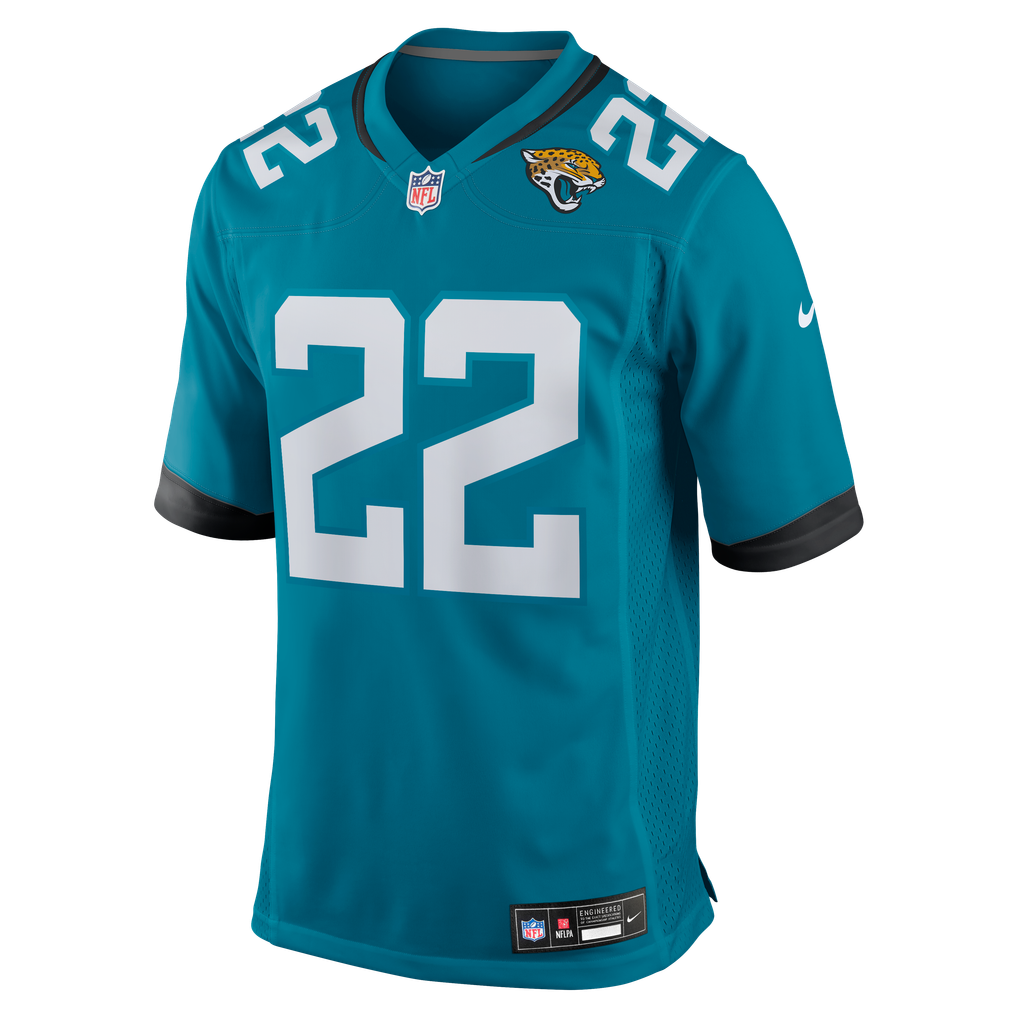 Men's Jacksonville Jaguars Jarrian Jones Teal Team Game Jersey