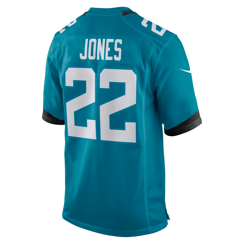 Men's Jacksonville Jaguars Jarrian Jones Teal Team Game Jersey