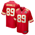 Men's Kansas City Chiefs Jason Brownlee Red Team Game Jersey