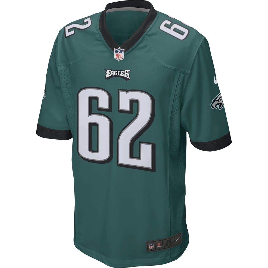 Men's Philadelphia Eagles Jason Kelce Midnight Green Game Jersey