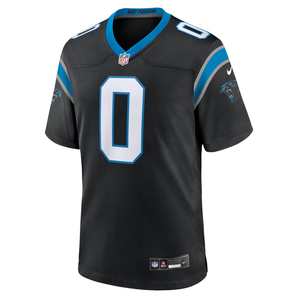 Men's Carolina Panthers Ja'Tavion Sanders Black Game Jersey