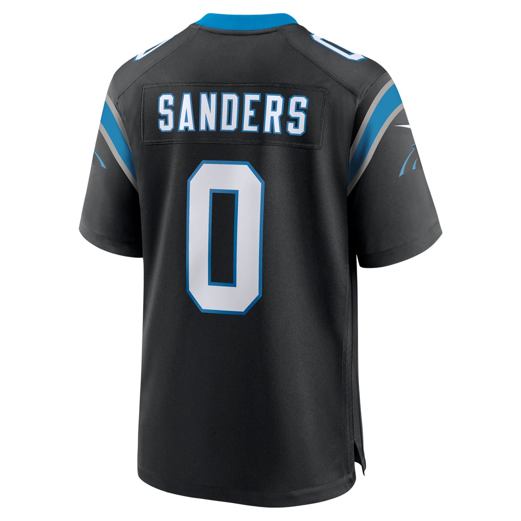 Men's Carolina Panthers Ja'Tavion Sanders Black Game Jersey
