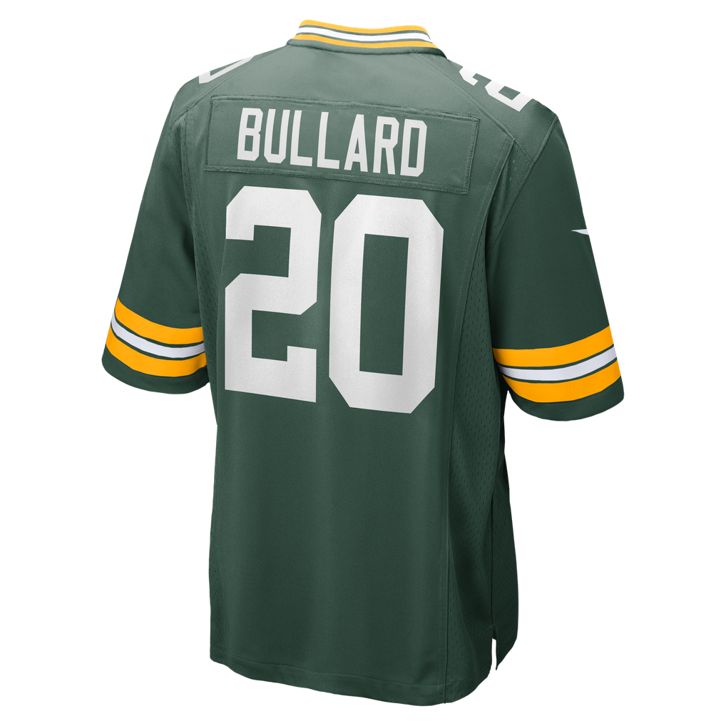 Men's Green Bay Packers Javon Bullard Green Game Jersey