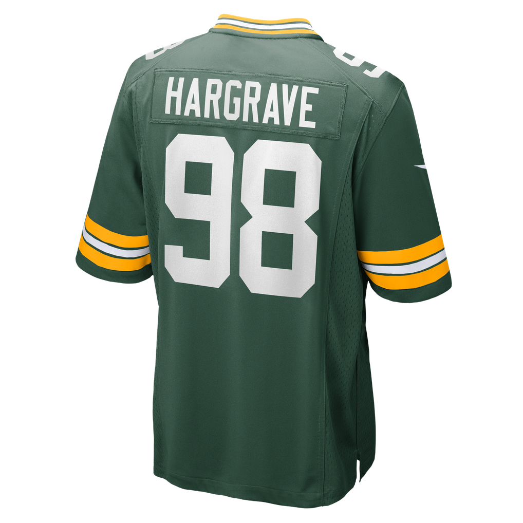 Men's Green Bay Packers Javon Hargrave Green Team Game Jersey