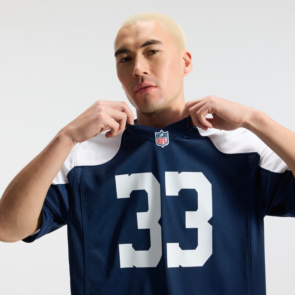 Men's Dallas Cowboys Javonte Williams Navy Alternate Game Jersey